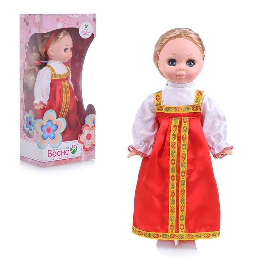 Кукла Эля в русском костюме 30см. (Весна)