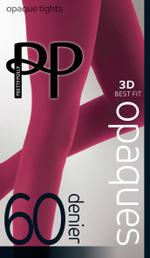 Бархатистые колготки Coloured Opaques (Размер: S-M) (Цвет: малиновый)