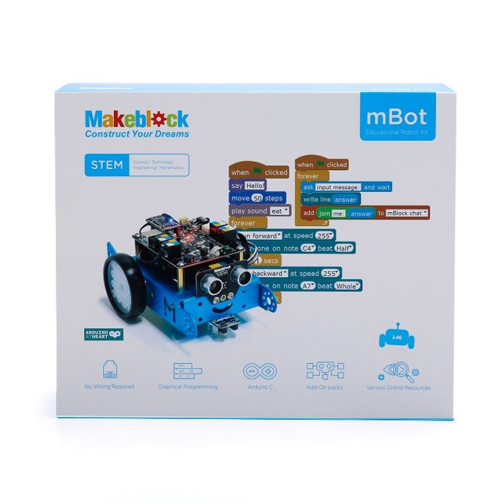Базовый робототехнический набор mBot (Bluetooth version) (Мбот)