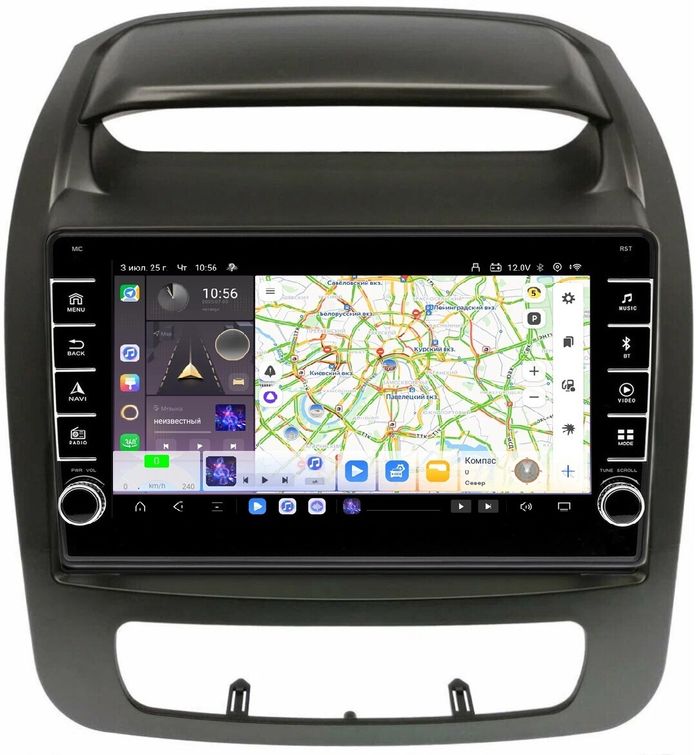 Магнитола для KIA Sorento 2 XM 2012-2020 c экраном климата снизу - Kuberg OL-9794-1 (кнопки и крутилки) Android 13, Быстрая, CarPlay, 4G SIM-слот