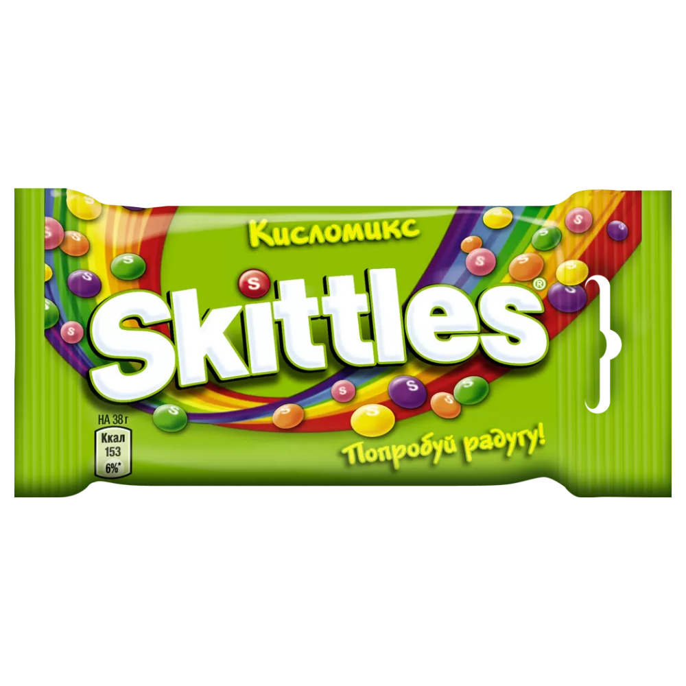 Драже Skittles Кисломикс в сахарной глазури 38 гр
