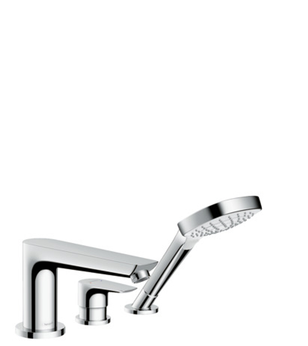 Смеситель на борт ванны Hansgrohe Talis E на край ванны, на 3 отверстия 71730000
