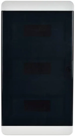 Корпус пластиковый ЩРН-П-36 IP41 черная прозрачная дверь TEKFOR IEK