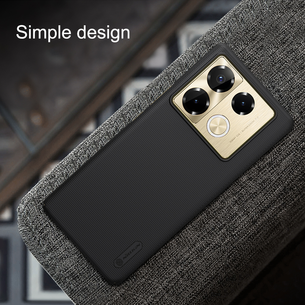 Тонкий жесткий чехол от Nillkin для Infinix Note 40 Pro 5G и 40 Pro+ 5G, серия Super Frosted Shield