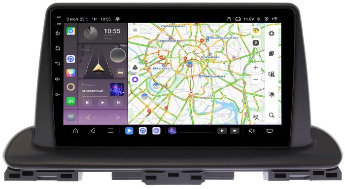 Магнитола для KIA Cerato 4 2018+ - Kuberg QLed, Android 13, Быстрейшая, CarPlay, SIM-слот