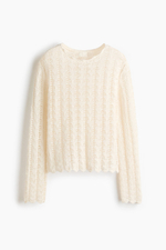 Свитер с ажурным узором - H&M
