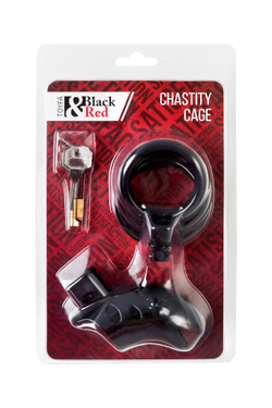 Пояс верности мужской TOYFA Black&Red