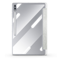 Чехол книжка зеленого цвета от Dux Ducis для Samsung Galaxy Tab S9 Ultra, Tab S10 Ultra и Tab S8 Ultra, серия Unid Series Case