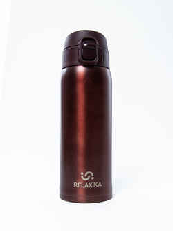 Термокружка Relaxika 701 (0,48 литра),бордовая R701.480.5L1