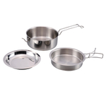 Набор посуды Origin Outdoors Cooking Set Snap-Pack Stainless Steel