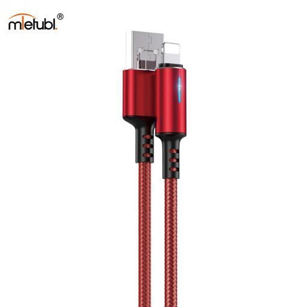 Кабель Mietubl MTB-CL07 USB-Lightning 3A 1м Braided Red