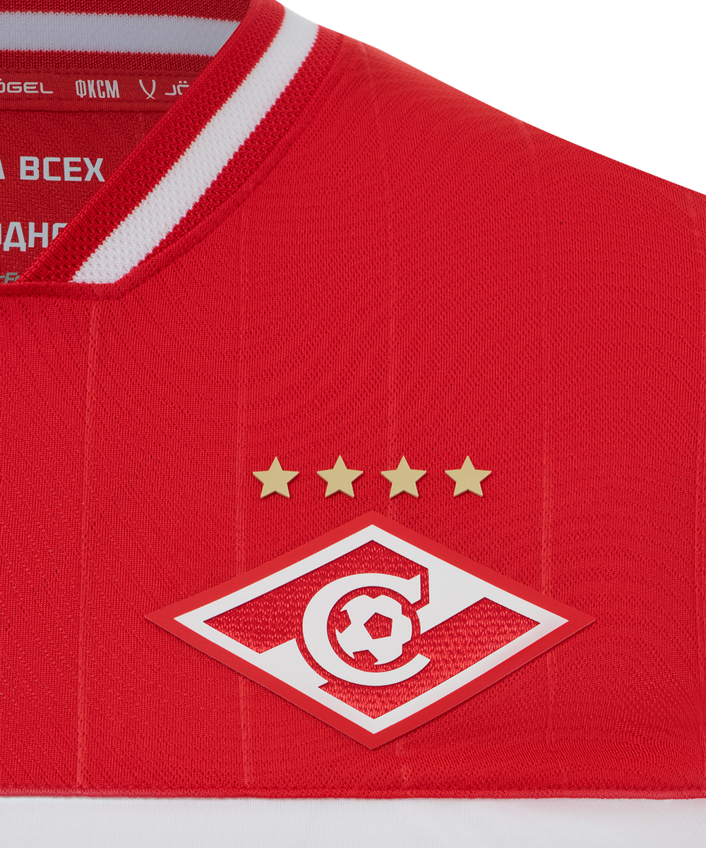 Футболка игровая Jögel PerFormDRY Spartak 25 Home Jersey-K, красный