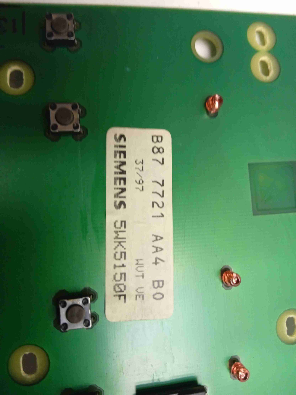 WFT2830 кт187 Модуль индикации для стиральной машины Bosch WFT2830 б/у