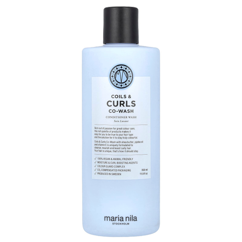 Maria Nila, Coils & Curls Co-Wash, кондиционер, 350 мл (11,8 жидк. унц.)