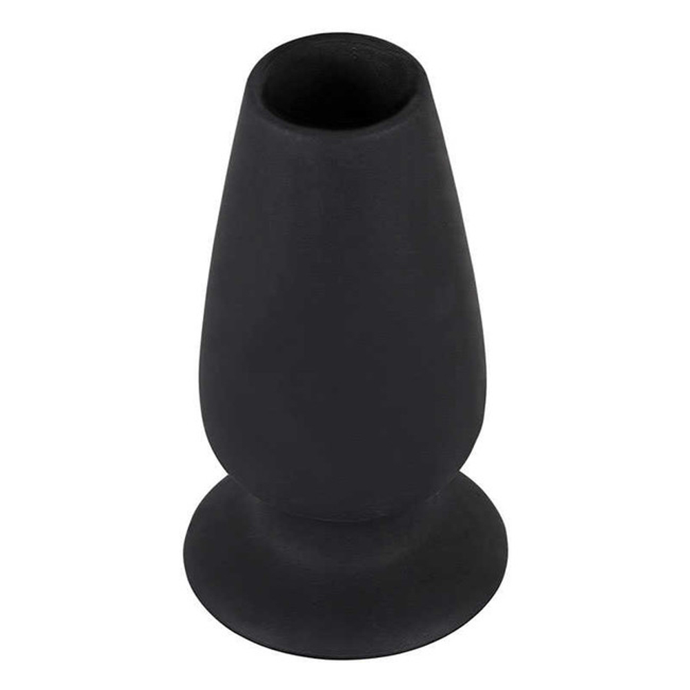 Анальная пробка полая Lust Tunnel Plug (черная) (Цвет: черный)