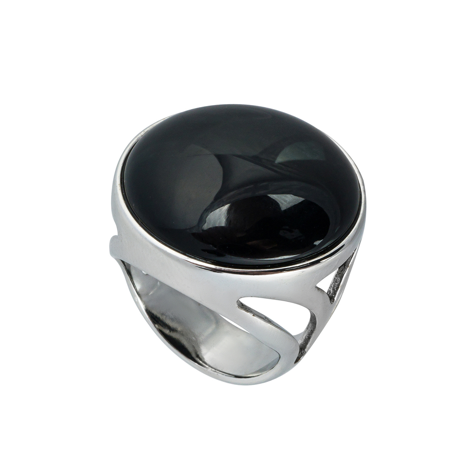 Кольцо Possebon Agata Preto K0117.4 20 S размер 18,5