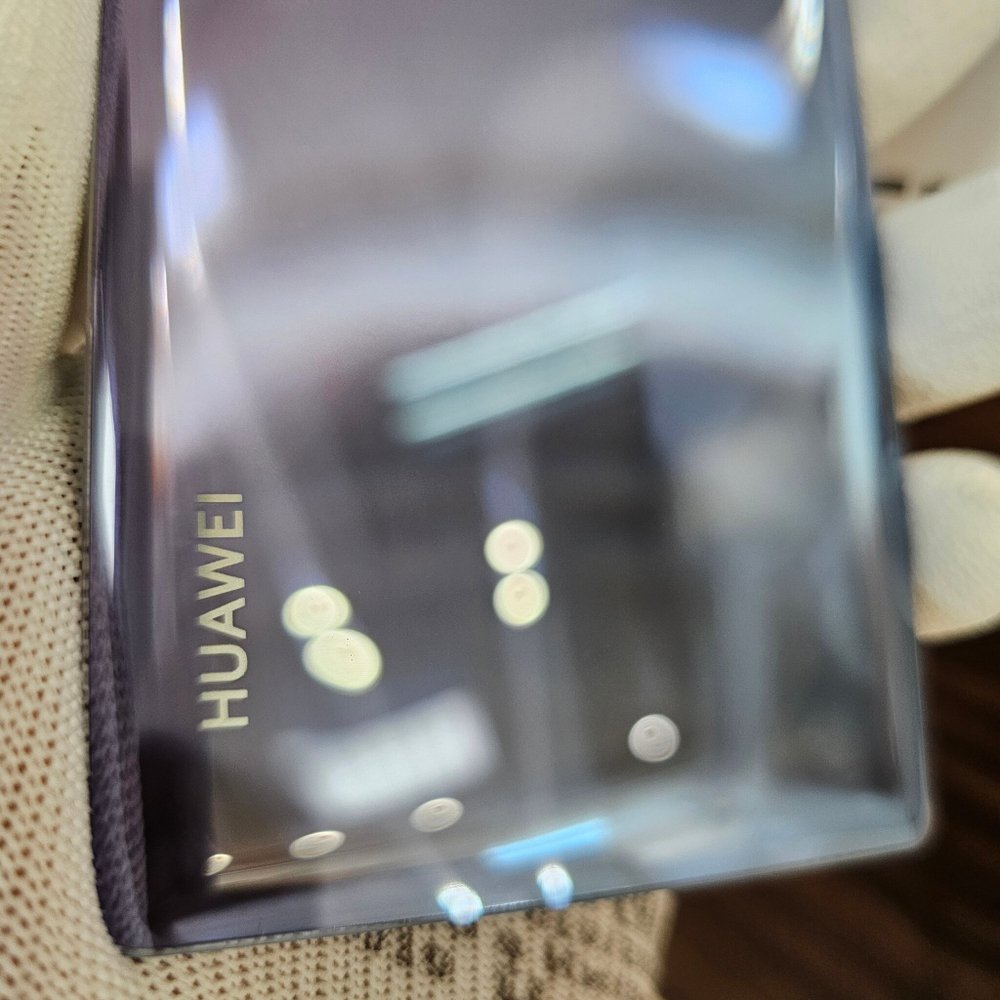 Крышка для Huawei Mate 30 Pro (заднее стекло) "хорошее качество" цвет: серебристо-сиреневый