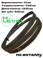 Полотно пильное по металлу М42 1332х13х0,65 мм 6/10 tpi для METAL MASTER MDL-115, MDL-125