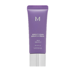 Missha M Perfect Cover Serum BB Cream, SPF50+/PA++++ тон 23 тональный BB крем с антивозрастной сывороткой для сияния кожи