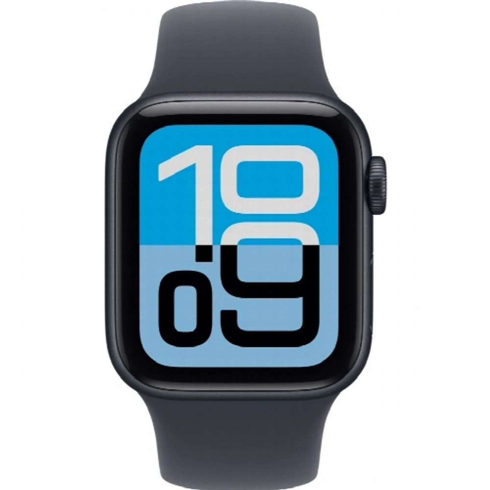 Apple Watch S11 42 mm Aluminum Space Grey case | Black Sport band, M/L