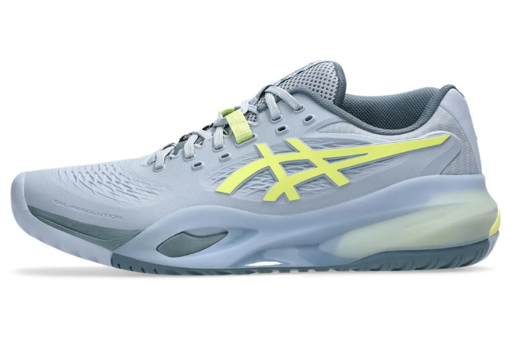 Теннисные кроссовки Asics Gel-Resolution X - grey blue/pistachio