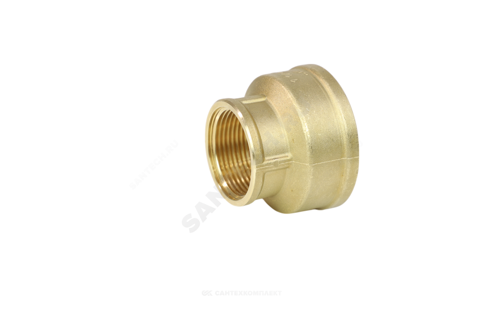 Муфта латунь переходная Ду 20х15 (3/4"х1/2") ВР/ВР LD LD.65.516.2015