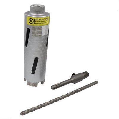 Коронка алмазная по бетону 102*150 мм Hilberg Laser Deep Drill HD310