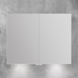 Шкаф зеркальный BelBagno 80x70 см с подсветкой SPC-2A-DL-BL-800