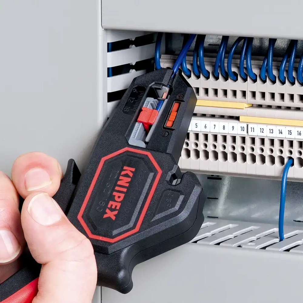 Автоматический инструмент для удаления изоляции 180 мм Knipex 12 62 180 SB