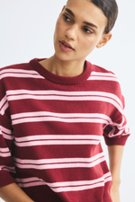 Трикотажная футболка — рукава 3/4, прямой крой - H&M