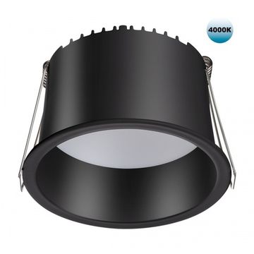 Светильник встраиваемый светодиодный 12W 4000K 358902 чёрный Spot Tran Novotech