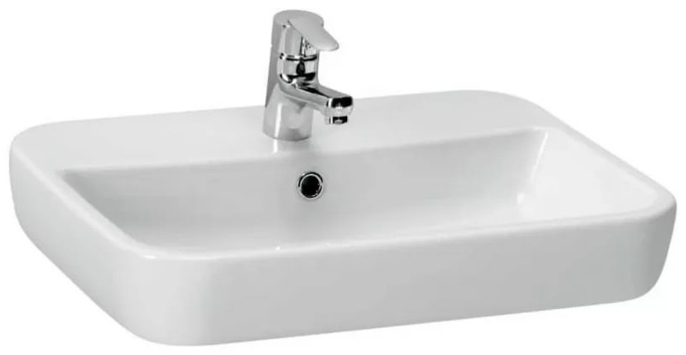 Раковина на столешницу CASPIA 60 SQUARE 1 отв.