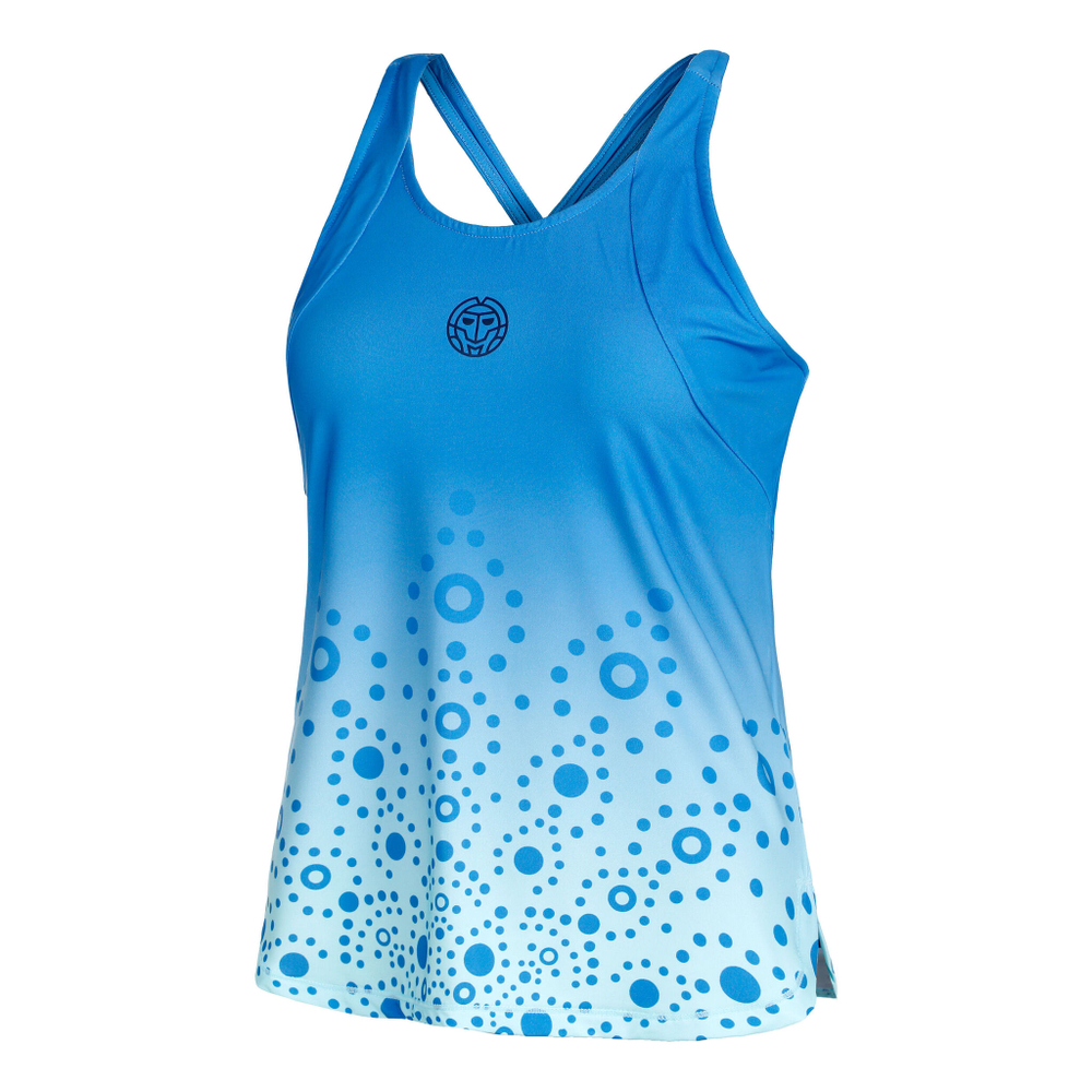 Женская теннисная майка BIDI BADU Colortwist Tank Top Women - Blue, Turquoise