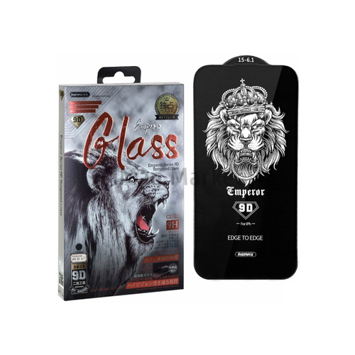 Защитное стекло REMAX GL-32 Emperor для Apple iPhone 7 Plus/8 Plus, 9D, черная рамка, 0.22 мм