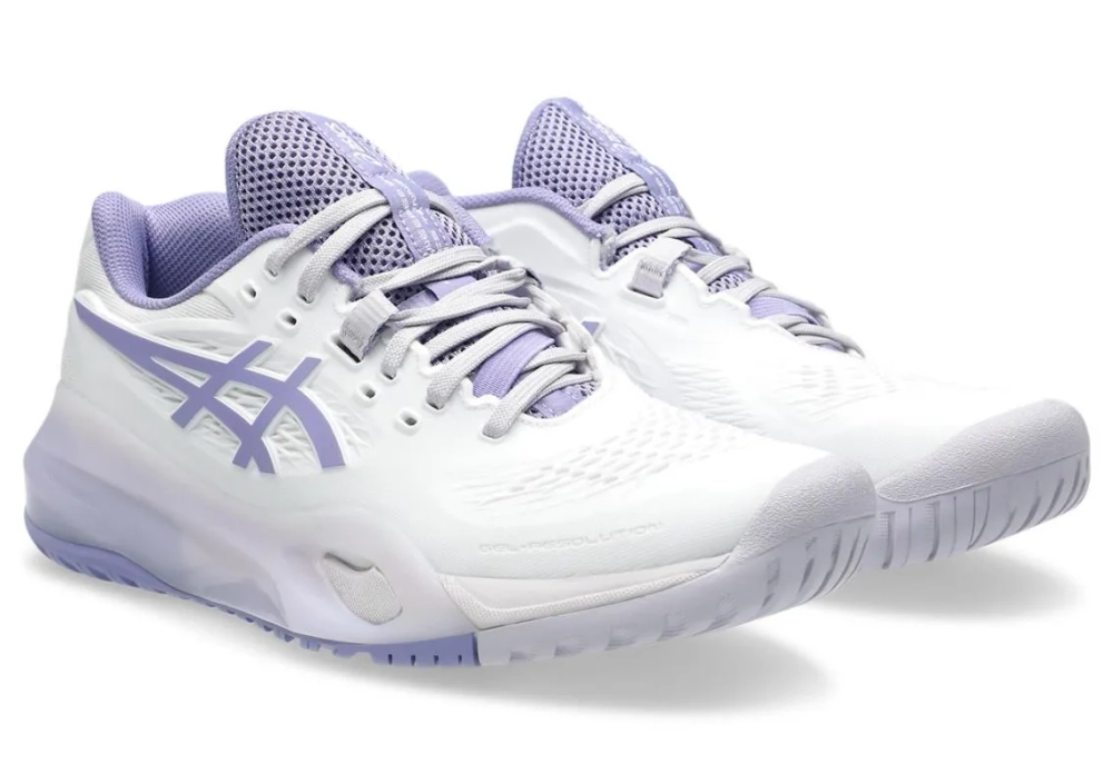 Женские теннисные кроссовки Asics Gel-Resolution X - white/bluebell