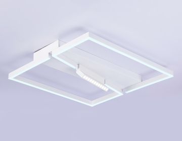 Потолочный светодиодный светильник 85W 3000K-6400K+4200K FL51465/1+1 WH белый Comfort LineTech Ambrella