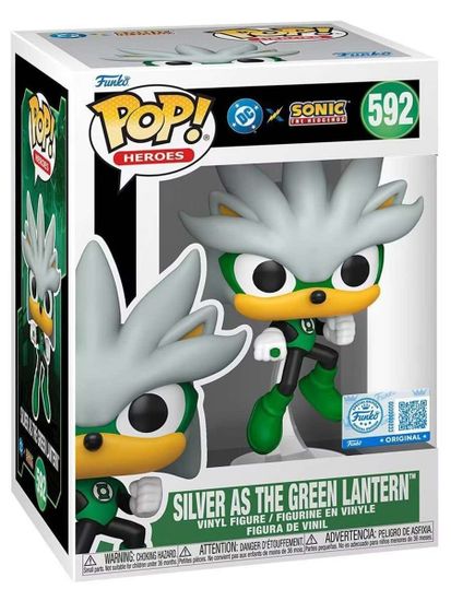 Фигурка Funko POP! Heroes DC х Sonic the Hedgehog Silver as the Green Lantern (592) 88904