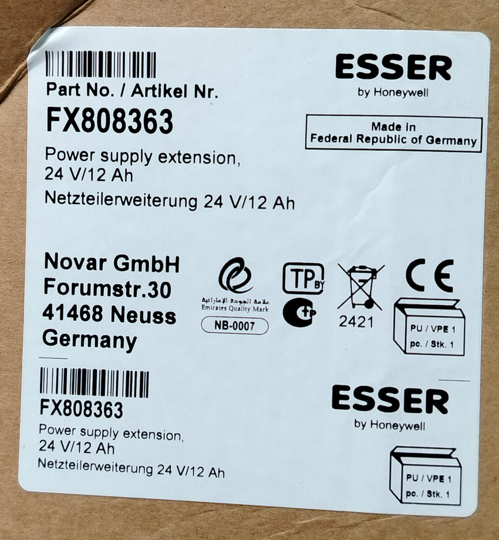 Расширитель блока питания Honeywell Esser FlexES FX808363