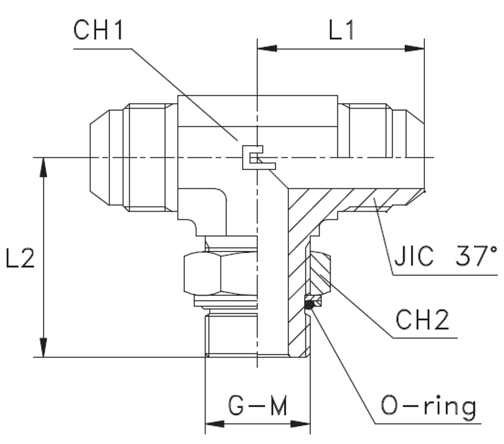 Штуцер FRTA JIC 1.7/8 - BSP 1.1/4