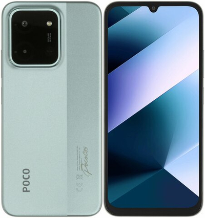 Смартфон Xiaomi Poco C85 8/256 GB, Ростест(ЕАС), Android 15, IPS, Green (Зеленый)