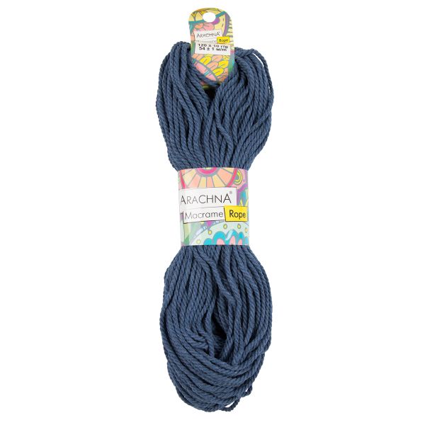 Пряжа Arachna Macrame Rope / уп.3 мот. по 120г, 54м, 203 джинсовый