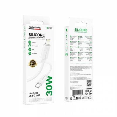 Кабель Type-C на Lightning Borofone BX123 30W (white)