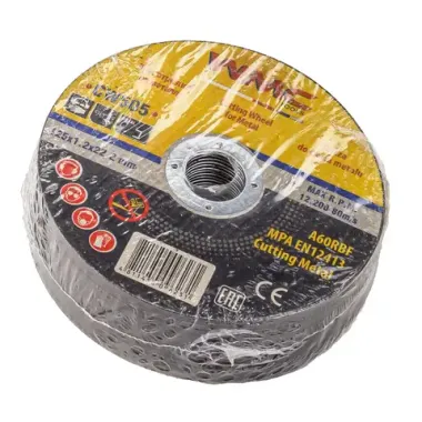 Круг отрезной 125x1.2x22.2мм ( К-т 25шт) WMC TOOLS WMC-CW505(25шт к-т)