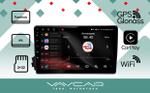 Магнитола для SsangYong Actyon 2005-2010, Kyron, Actyon Sports 2006-2016 - Vaycar VA69-0158 на Android 13, 4G SIM-слот