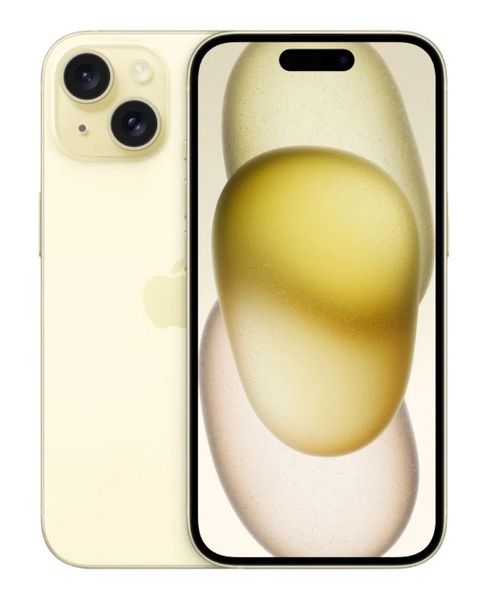 Смартфон Apple iPhone 15 256 ГБ (nano-SIM и eSIM), Желтый | Yellow