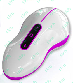 Розовый компактный вибромассажер Mouse