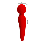 Красный wand-вибратор 21,5см Pretty Love Meredith BI-014668-2
