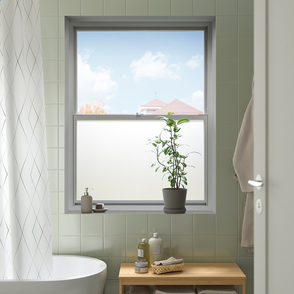 IKEA PUCKELFLY  (ИКЕА ПУКЕЛФЛИ)  -  Пленка на окно - прозрачный 50x150 см