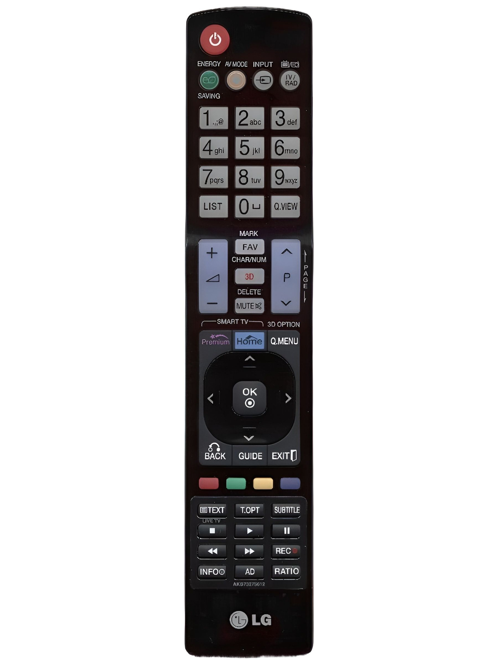 Пульт оригинальный AKB 73275612 Smart TV для LG AKB73275612