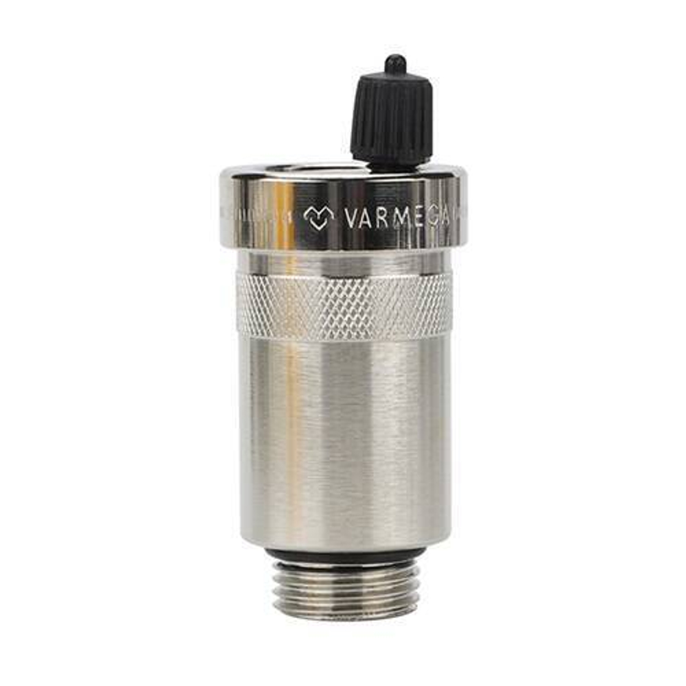 Воздухоотводчик автоматический Varmega - 1/2" (НР, PN10, Tmax 110°C, воздухоотвод сверху)
